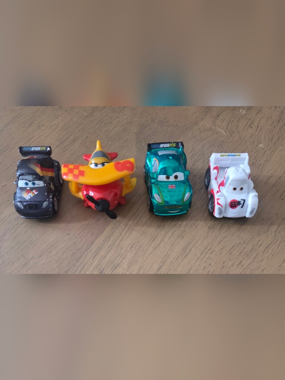 Set of 4 Disney Pixar Micro Drifter's Mini Machines